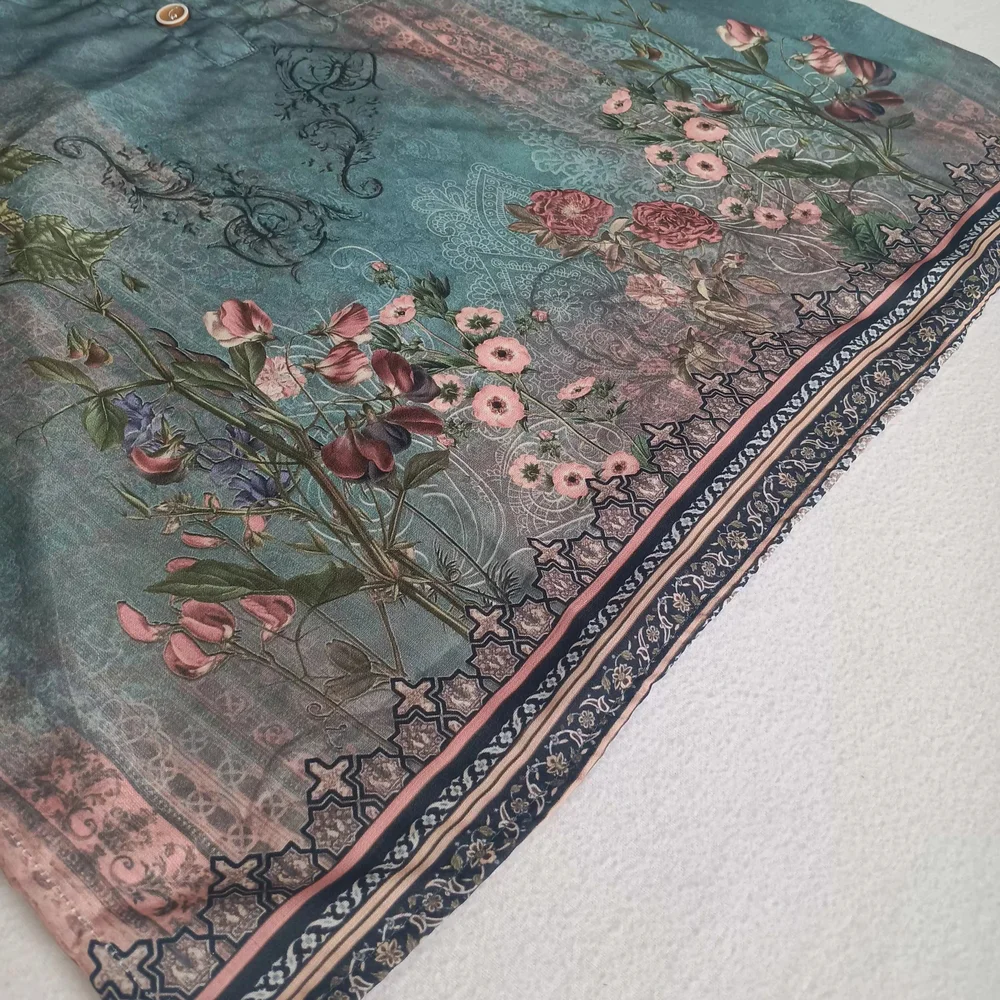 Matching Shirt Set- Women Sz M Men Sz XXL Floral Print